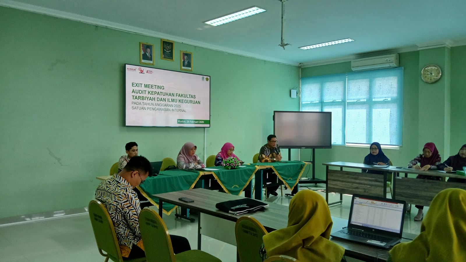FTIK UIN Sunan Kudus Laksanakan Exit Meeting Audit Kepatuhan TA 2025 Bersama SPI (Satuan Pengawasan Internal)