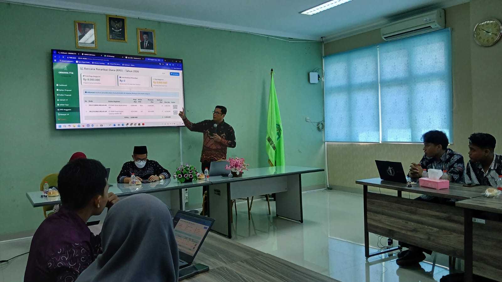 Sosialisasi ZI/WBK kepada Pengurus Organisasi Kemahasiswaan FTIK UIN Sunan Kudus